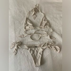 Exclusive Benoa Swim Luxury Bikini - Mariko Top + Tunnels Bottom x Haupia Zest